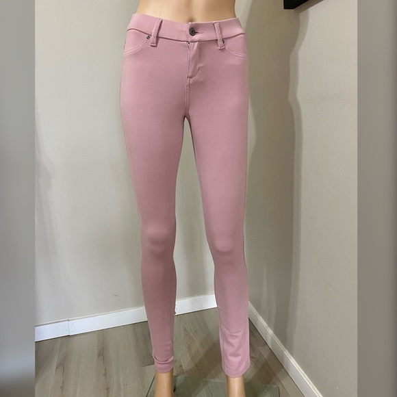 Pink Leggings Tight Jeans - Picture 1 of 6